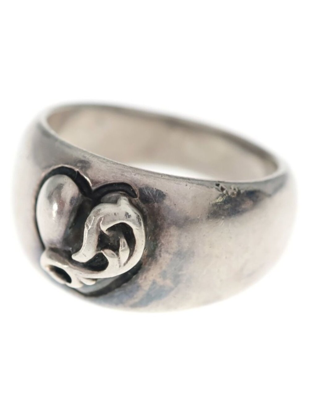 Chrome Heart in Band Silver Ring